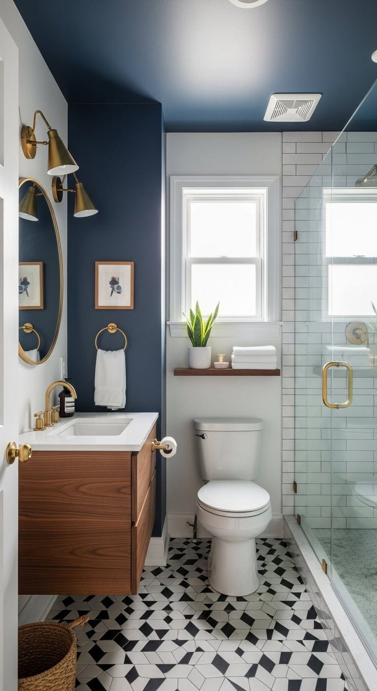 geometric tiles uncluttered surfaces