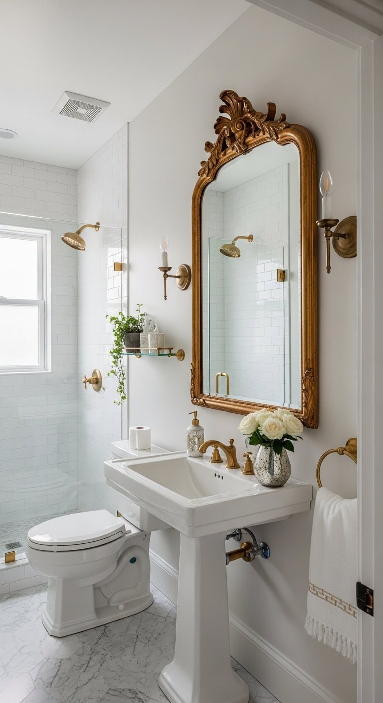 gilded elegance porcelain light