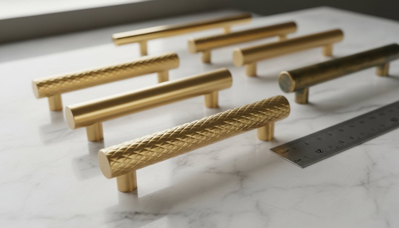 gold cabinet pulls selection