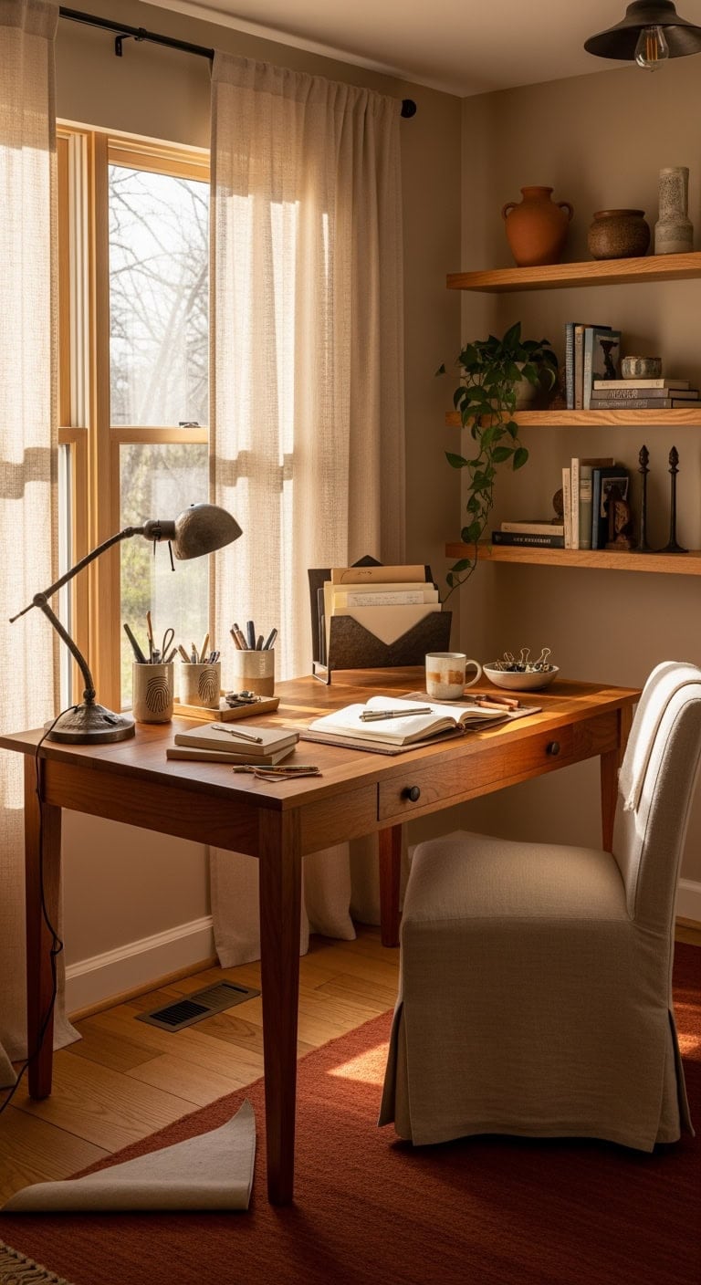 handcrafted cherry linen sanctuary