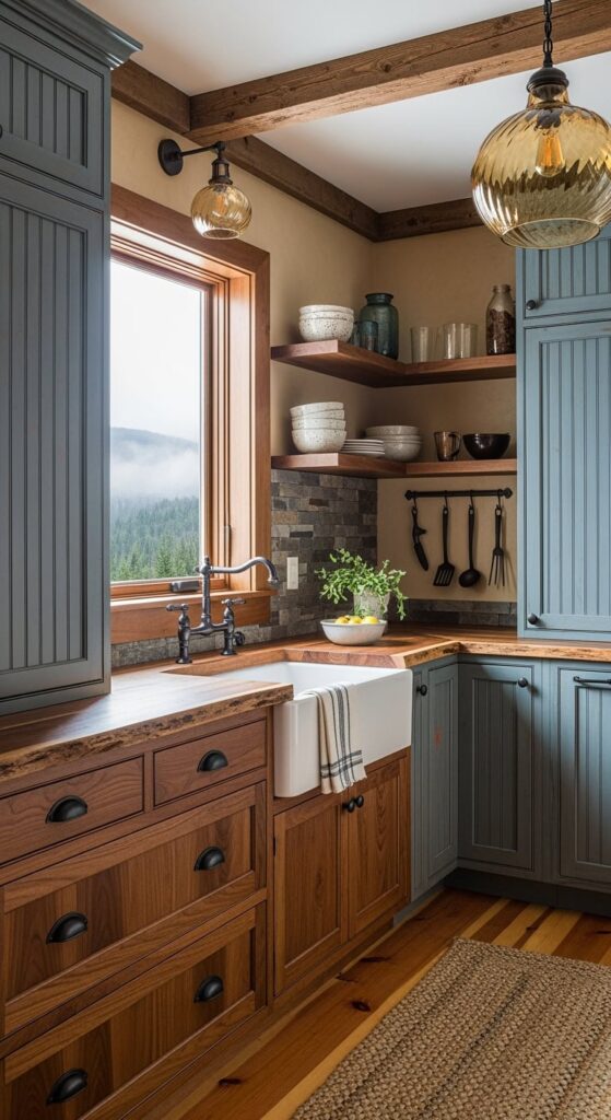 23 Beautiful Small Country Kitchen Designs