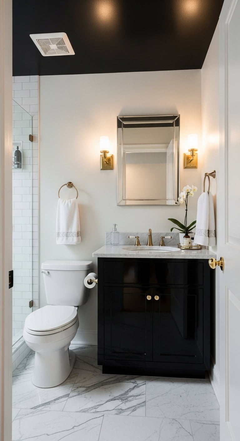 hollywood glamour bold contrast