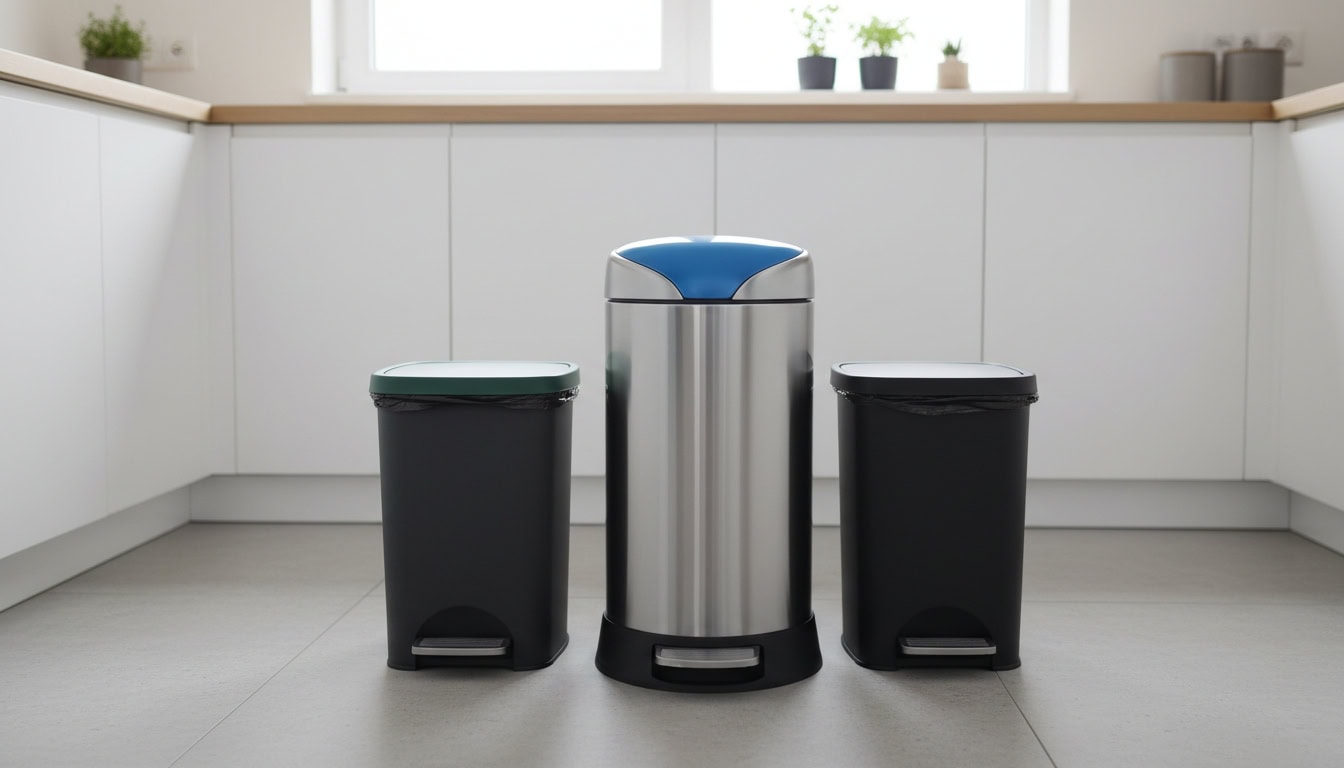 household waste management bin features