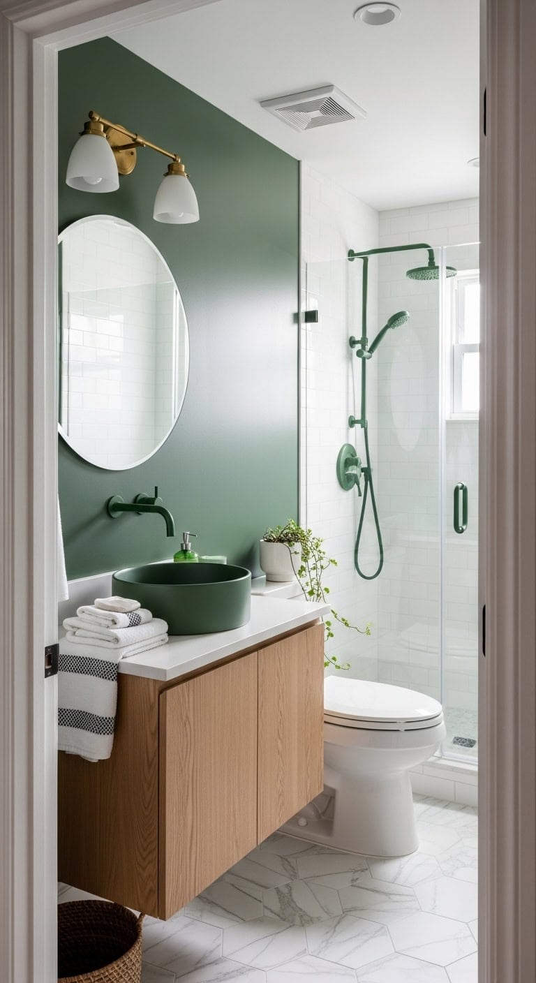 hunter green minimalism