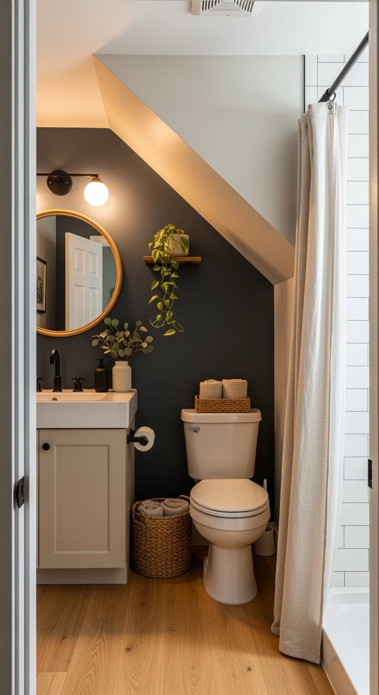 hygge oatmeal charcoal attic sanctuary