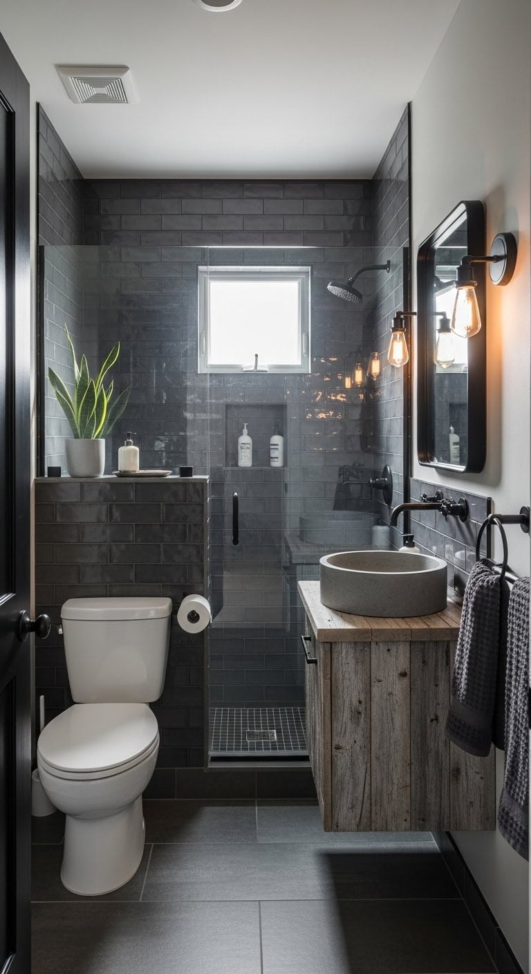 industrial chic brick bond