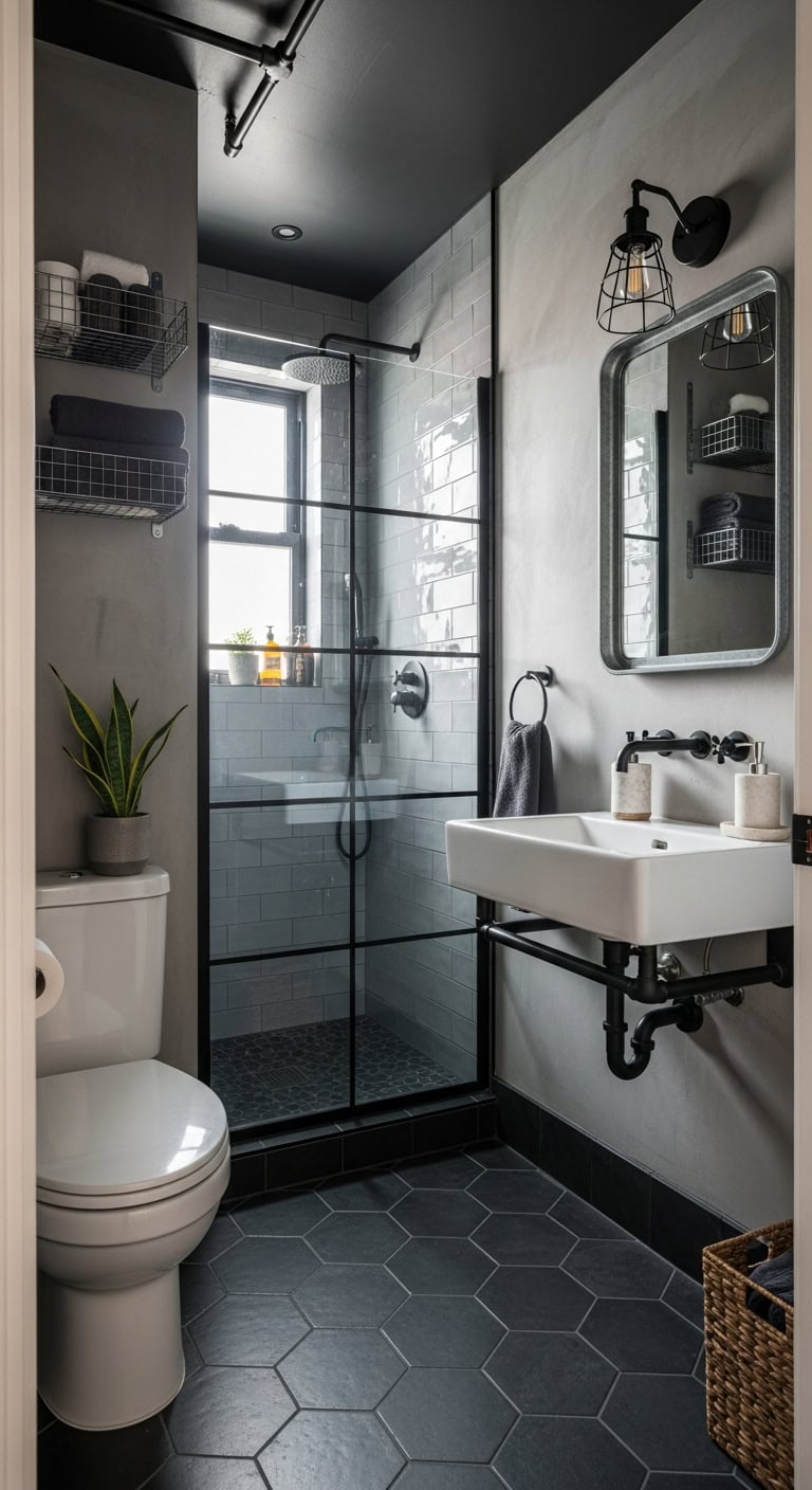 industrial elegance in compact spaces