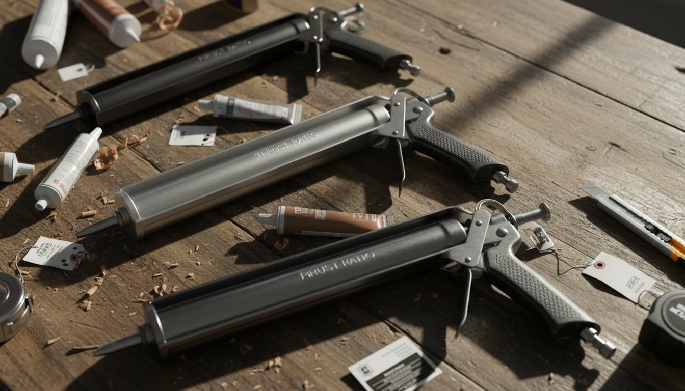 key caulking gun features