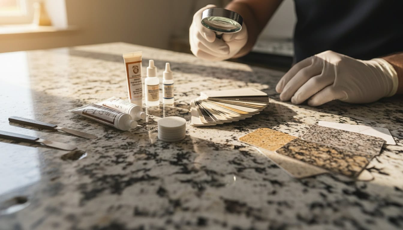 key features for granite repair