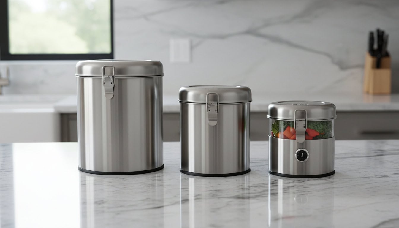 kitchen compost bin features