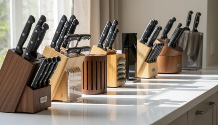 knife storage blocks maintain blade sharpness