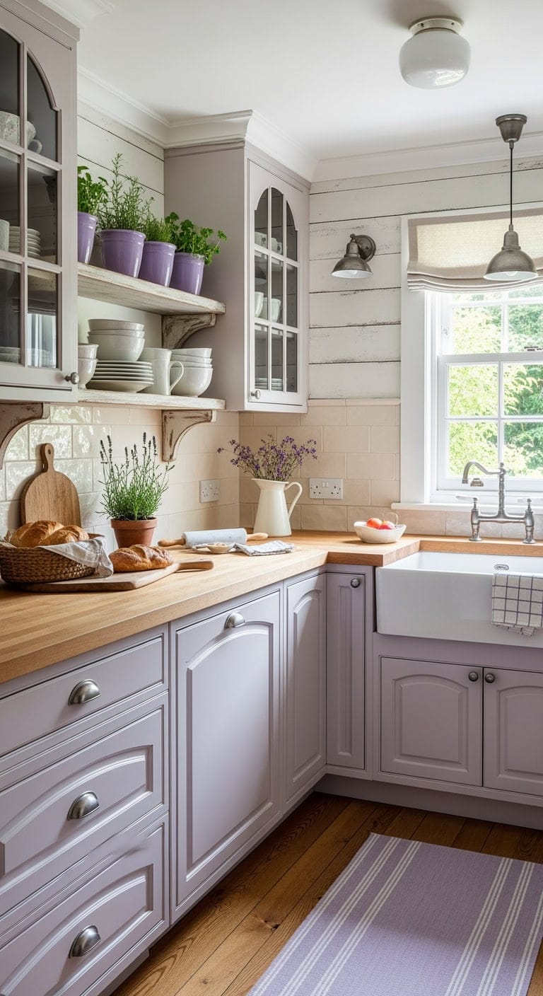 lavender cottage cream shiplap