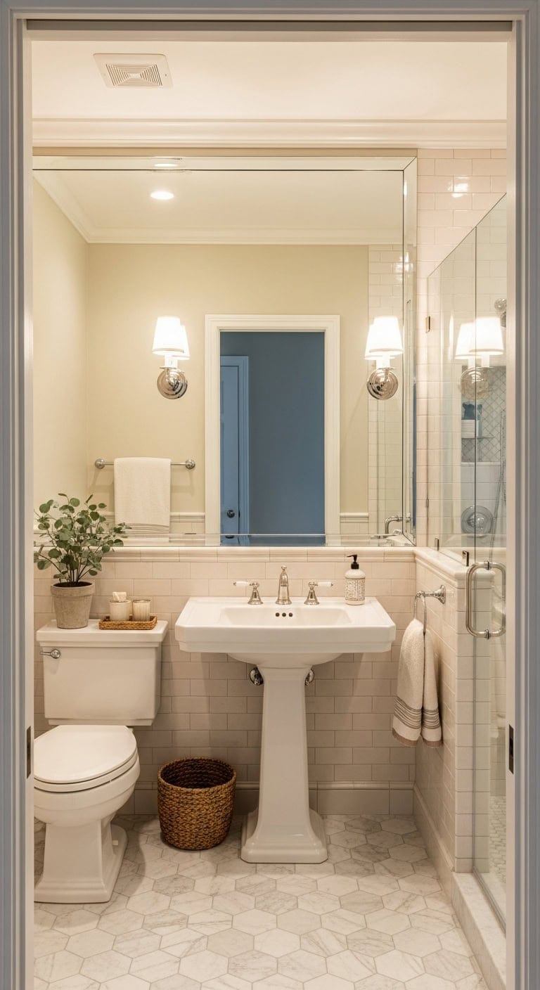 light reflecting mirror illusion