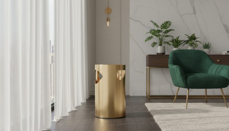 luxurious trash cans for glamorous homes