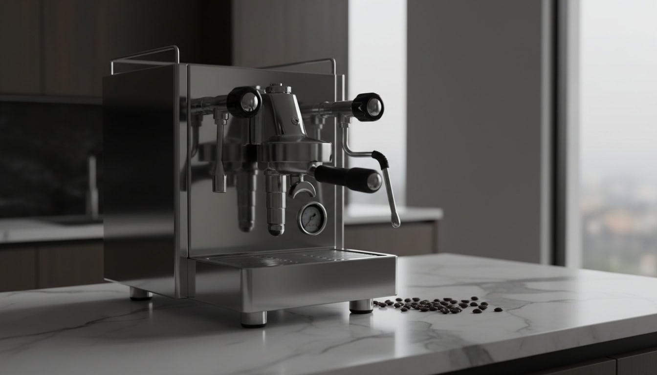 manual control built in grinder pressure frothing features