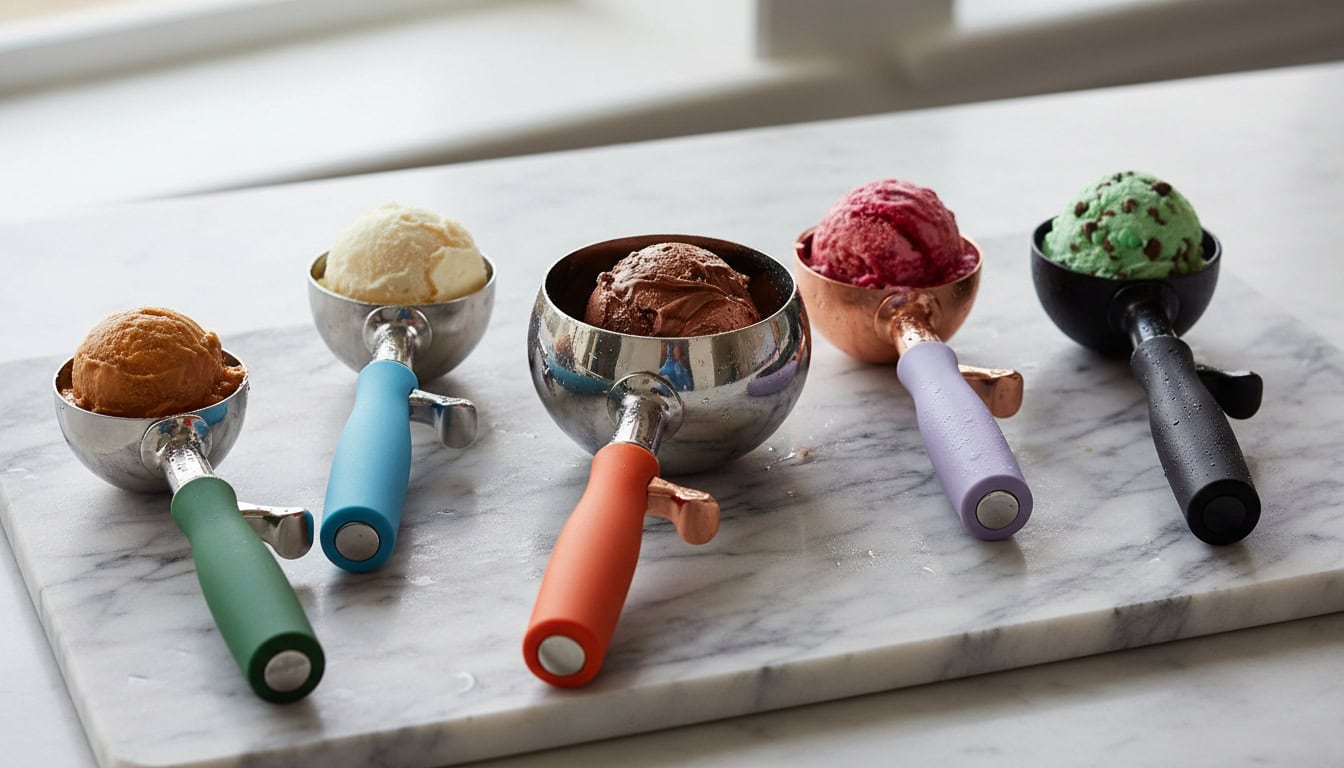 material handle portion release