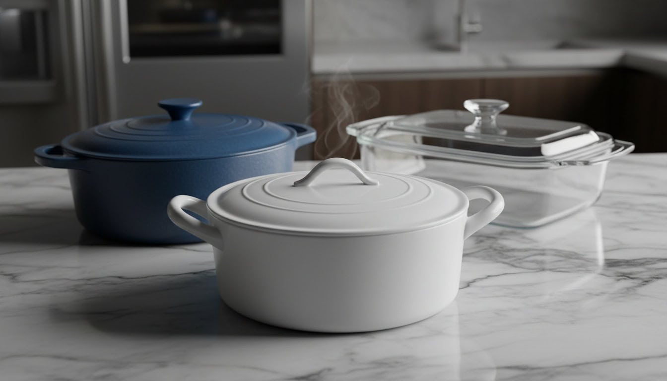 material size temperature lid handle