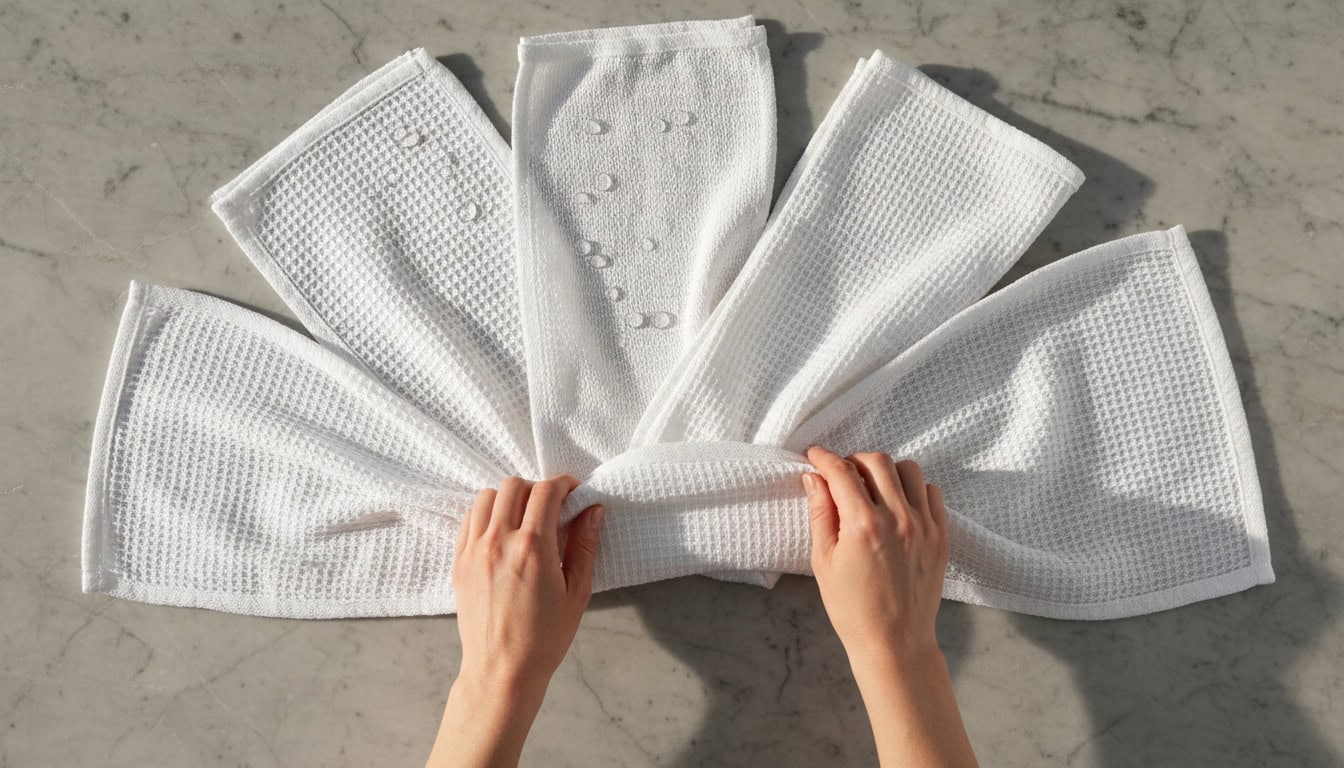 material weave size absorbency