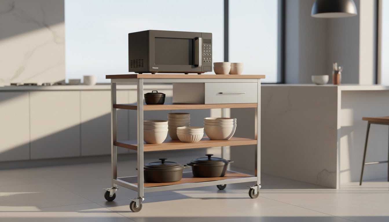 microwave cart features checklist