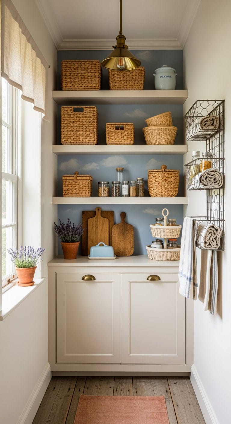 miniature french country pantry