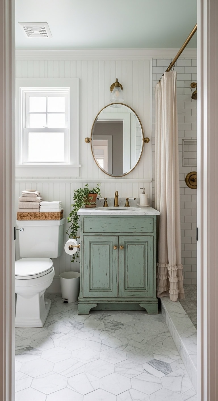 mint green french charm