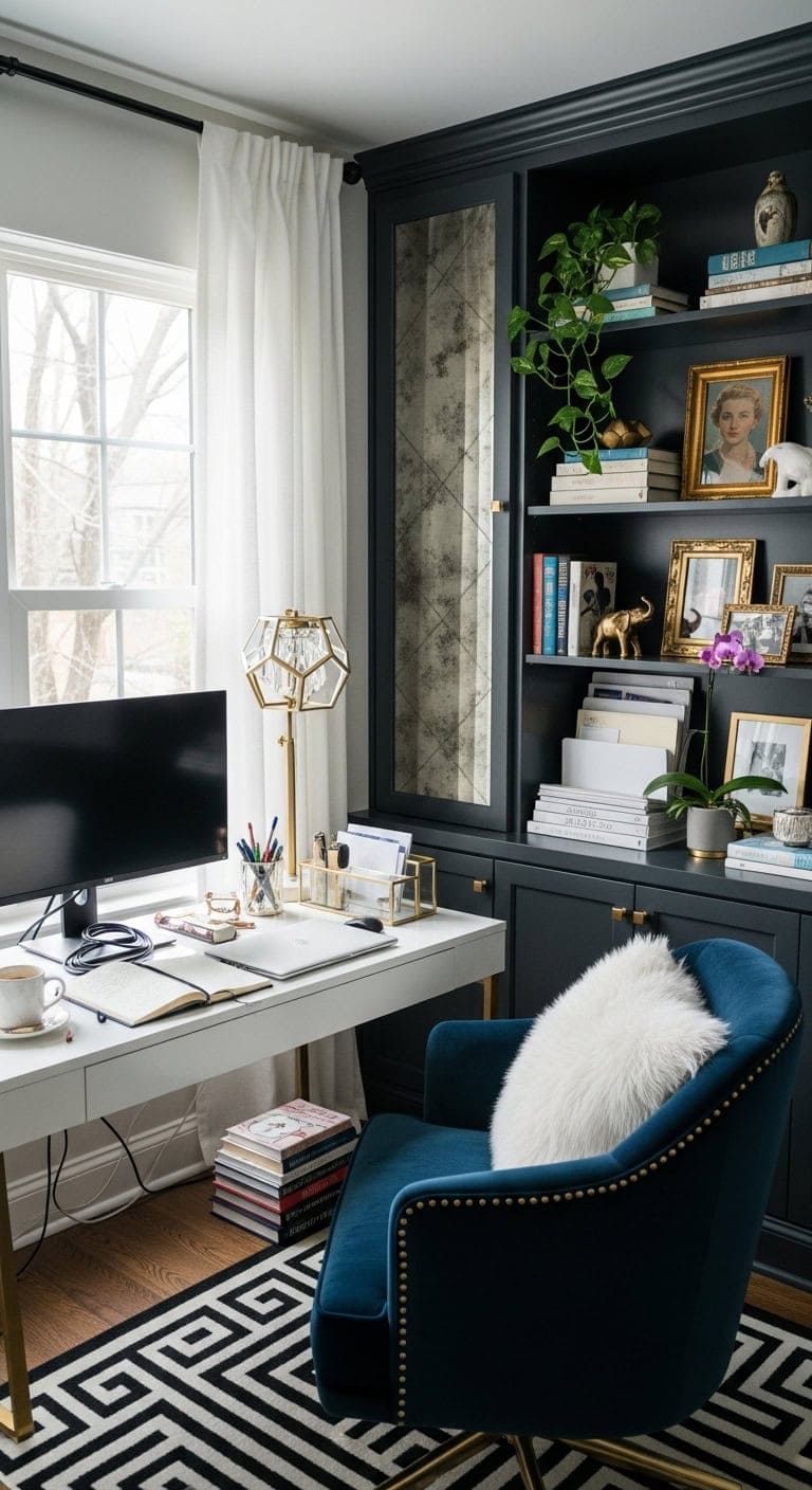 mirrored glamour luxe depth