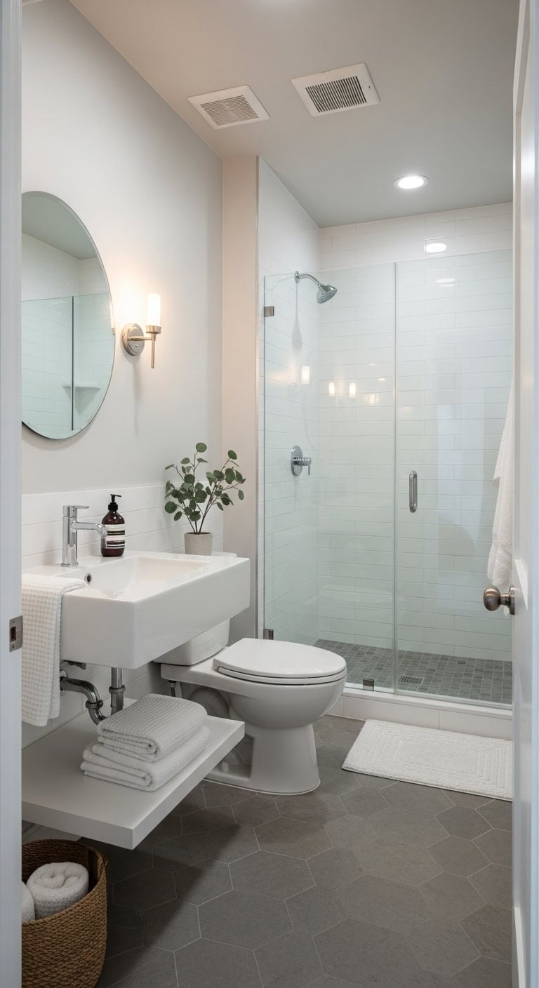 modern minimalism with diagonal flow