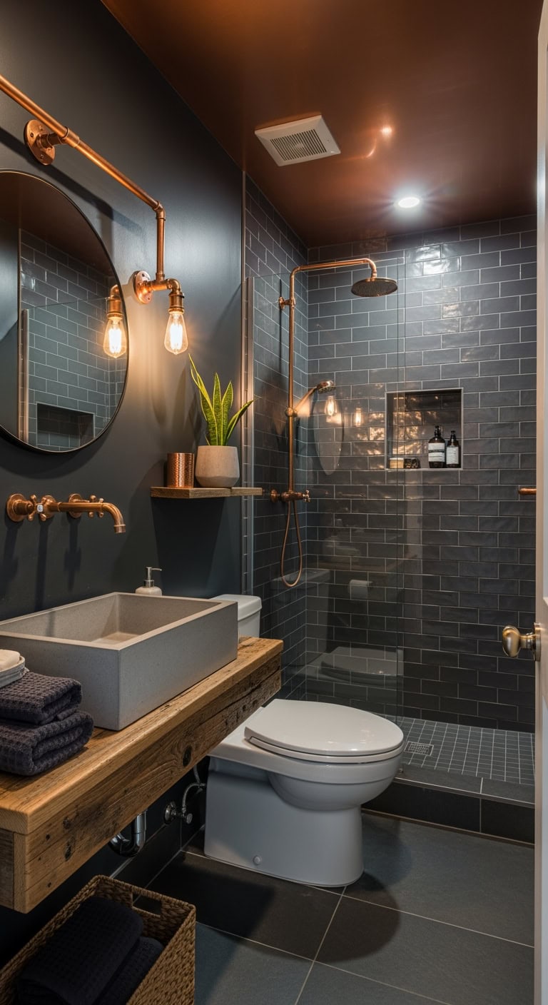 moody slate with copper