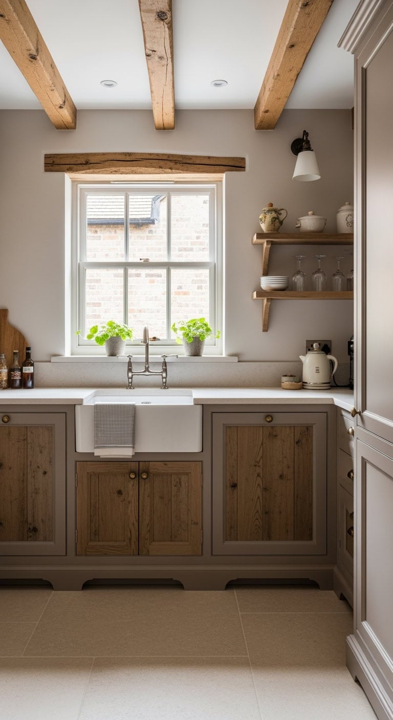 mushroom brown organic kitchen