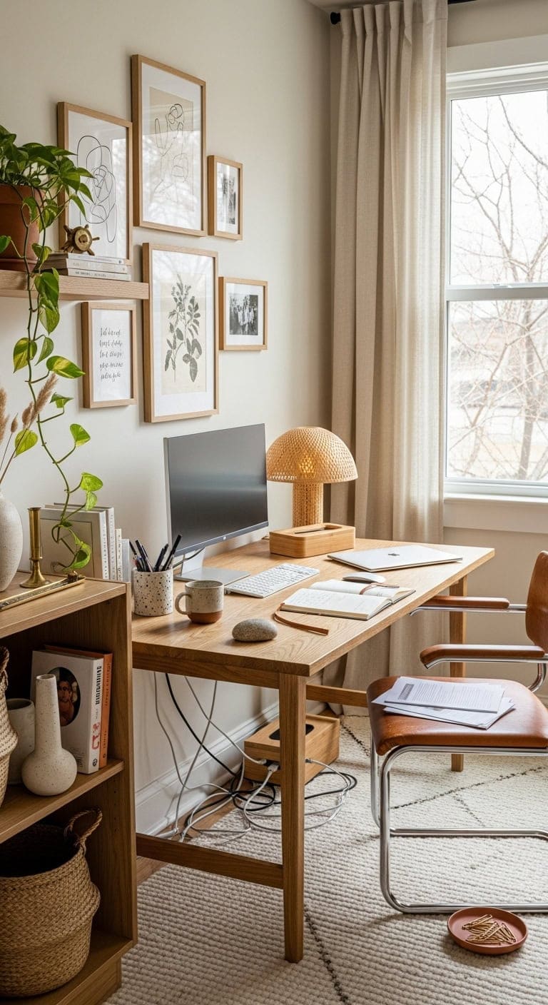 neutral gallery wall harmony