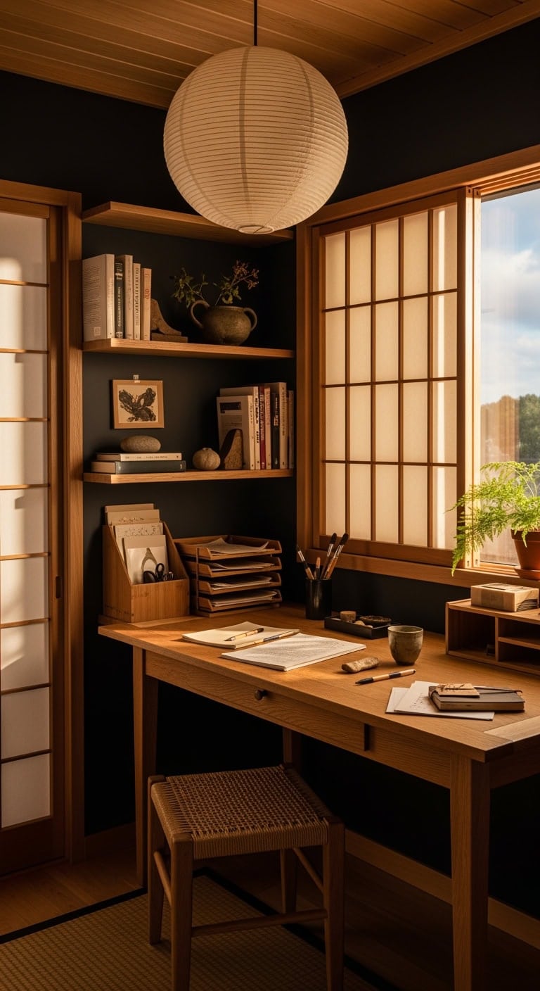 oak tatami shoji cedar