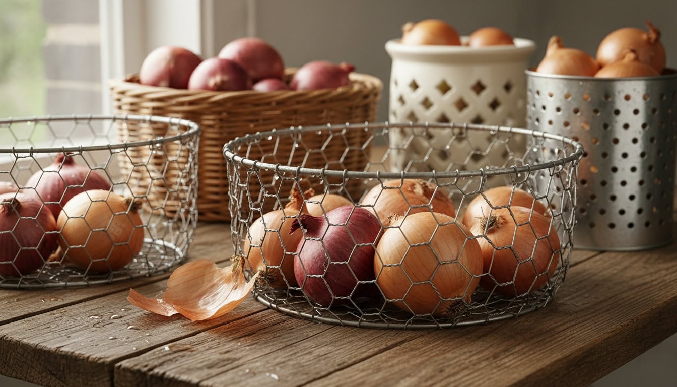 optimal onion storage bin selection