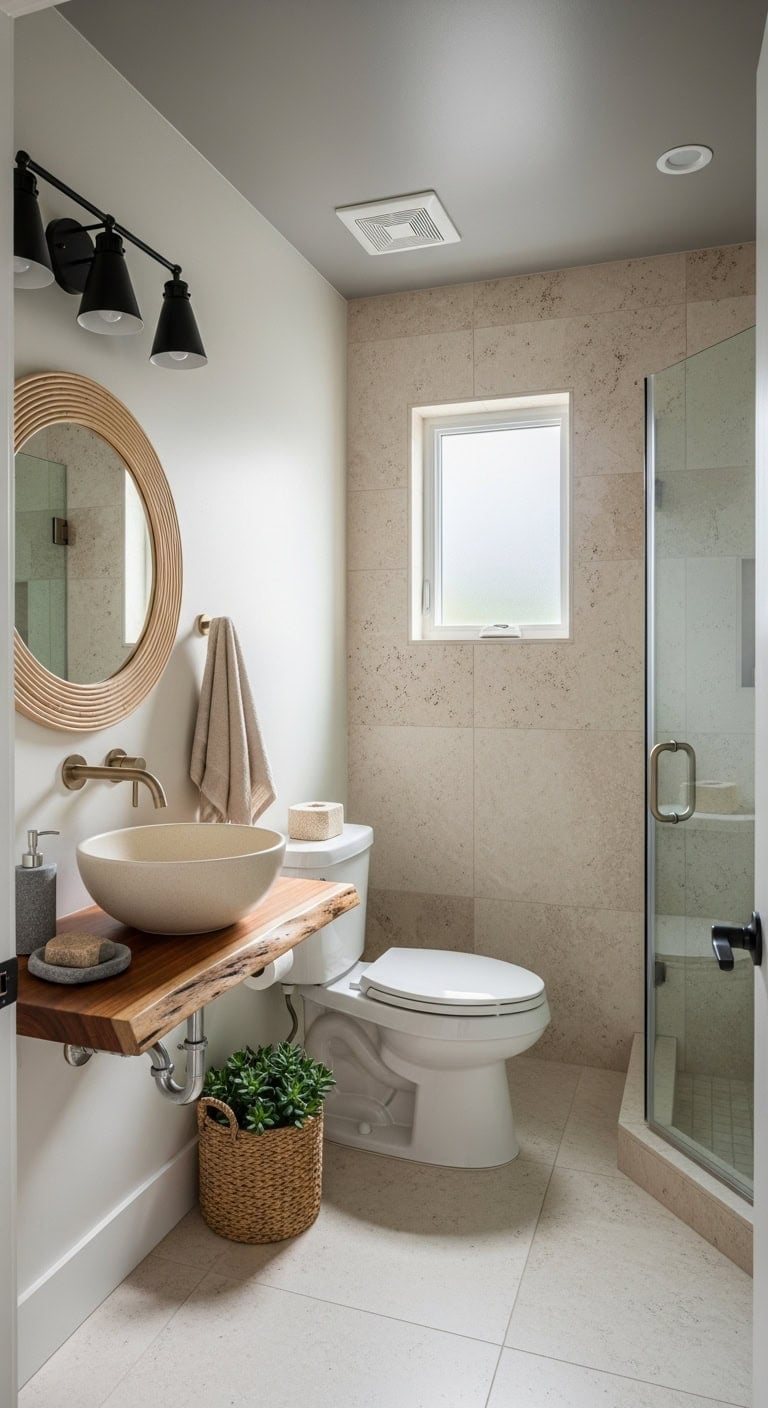 organic modern stone statement