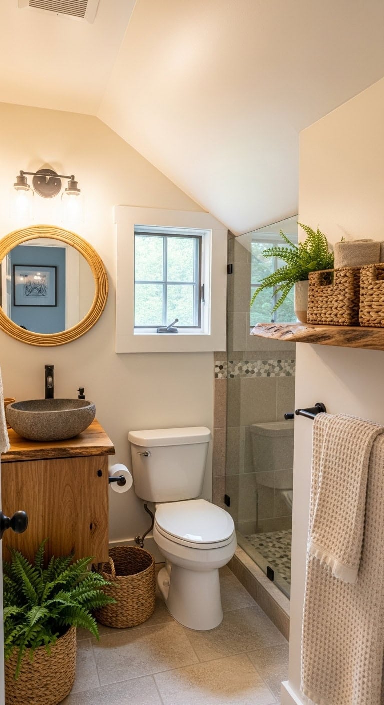 organic natural attic retreat