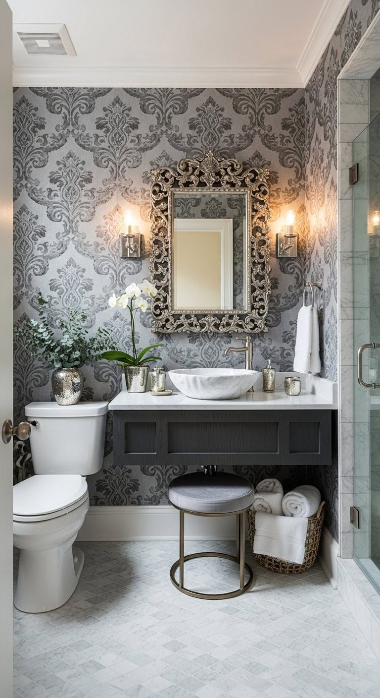 ornate damask elegance