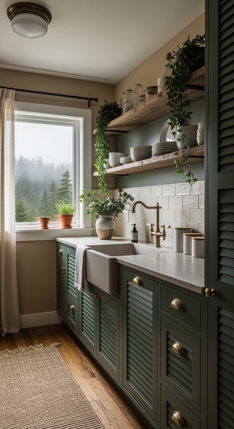 pacific northwest coastal kitchen