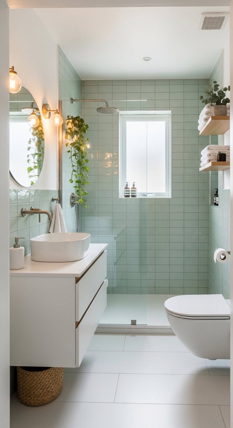 pale green minimalism