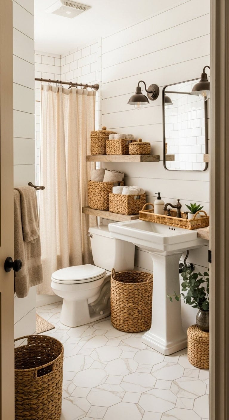 pastoral handwoven storage charm