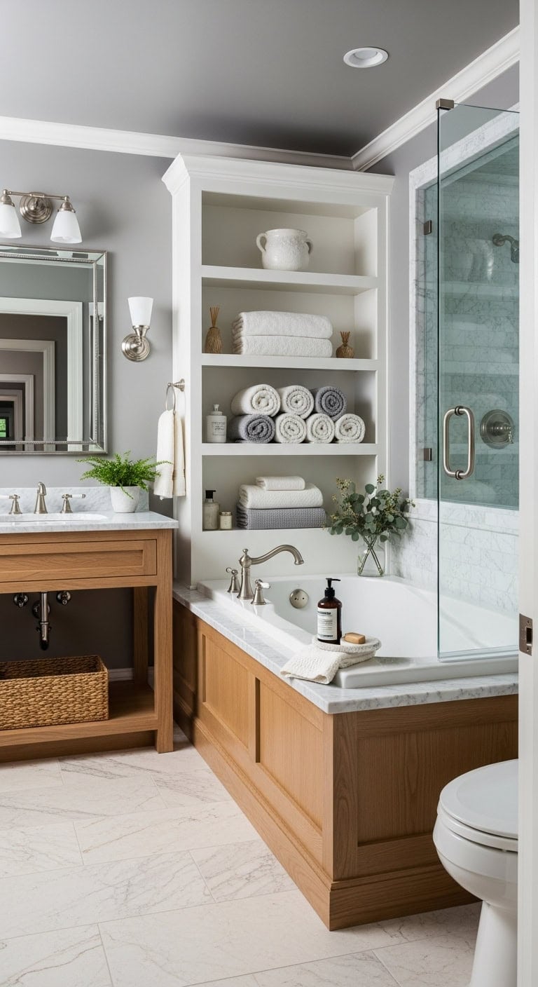 petite elegance built in storage