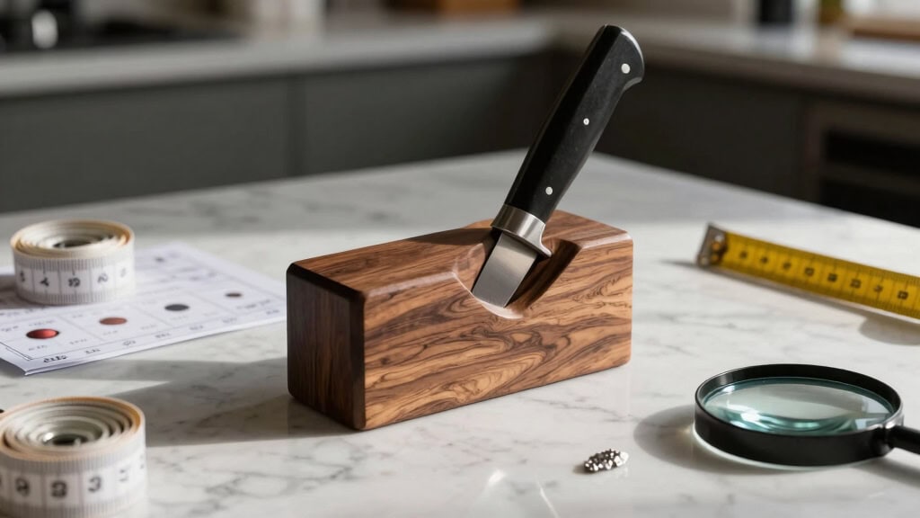 protective space conscious knife organization