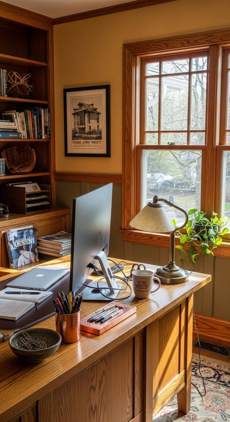 quarter sawn oak warmth