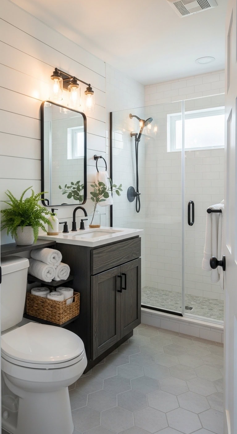 rustic charm modern contrast