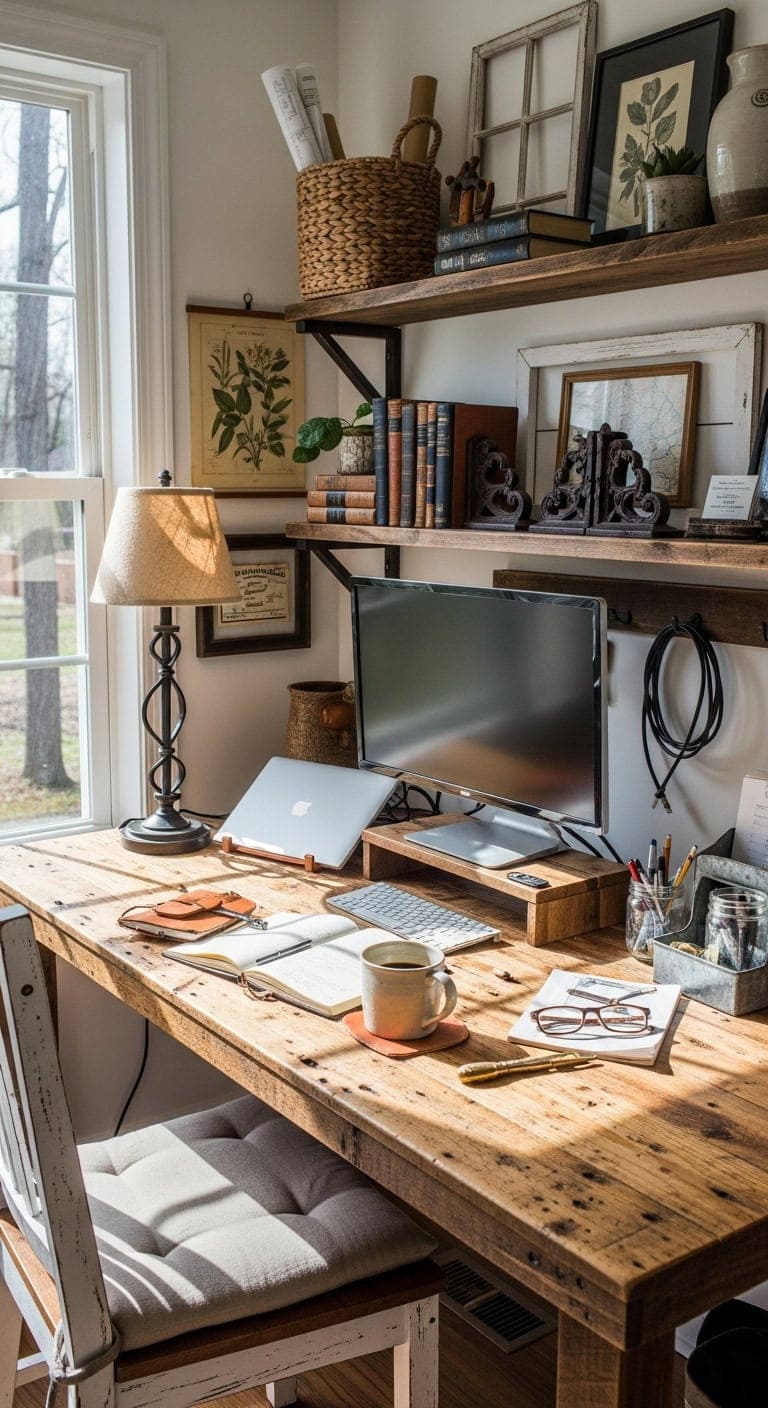 rustic farmhouse wood charm