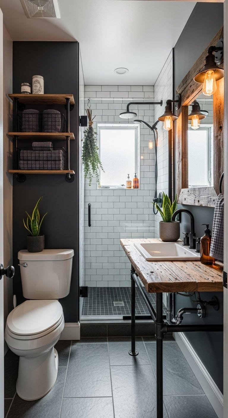 rustic industrial charm