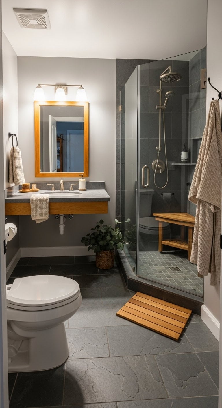 rustic modern spa retreat