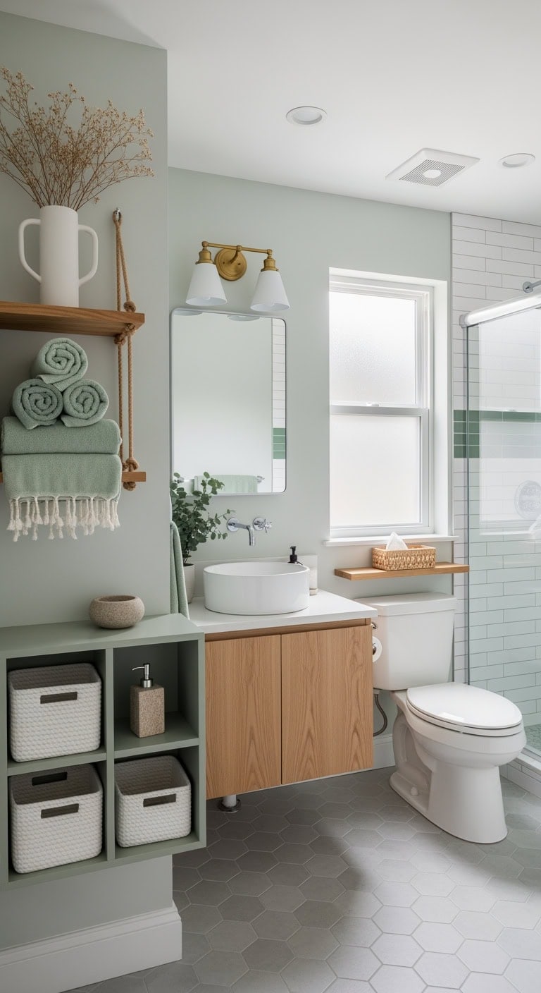 sage teak rope organized