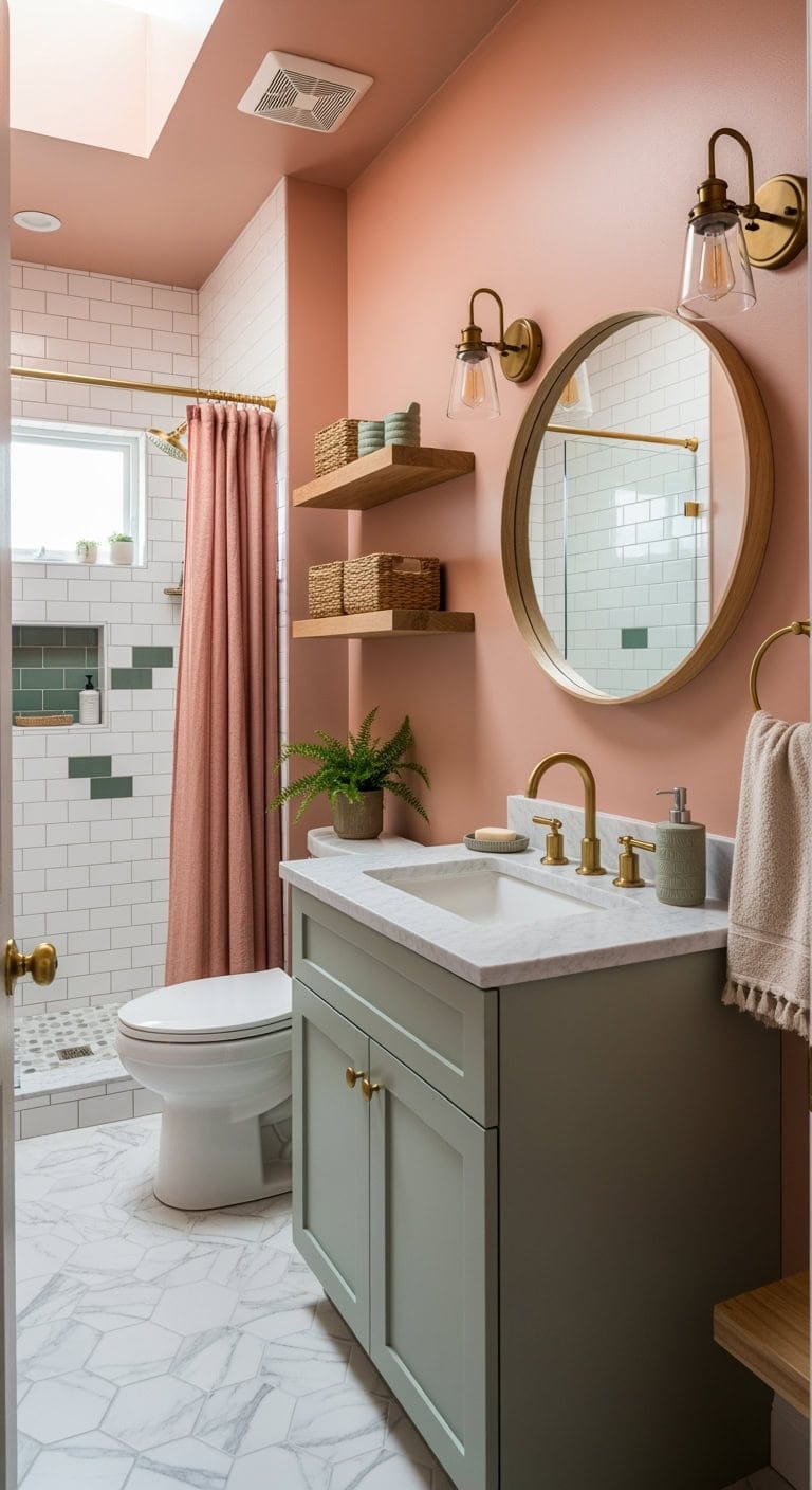 salmon sage wood serenity