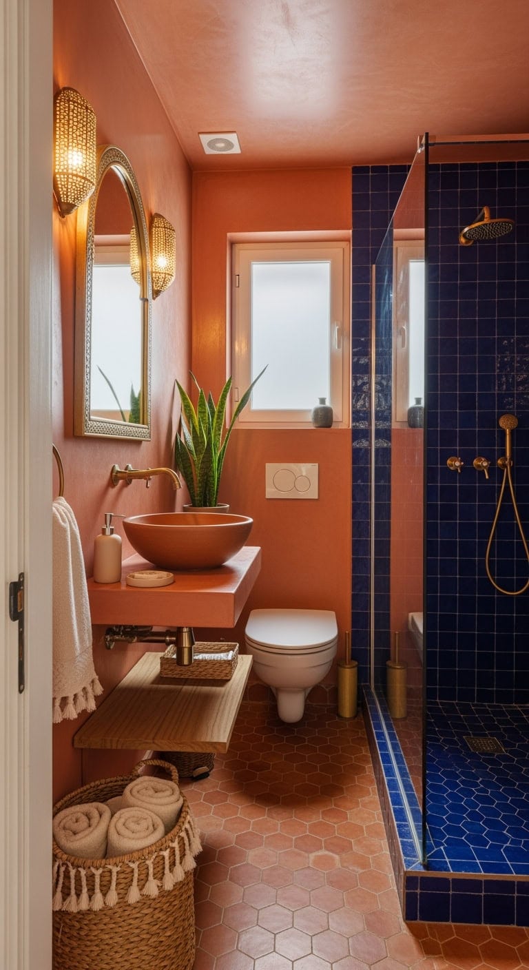 sapphire zellige terracotta moroccan retreat