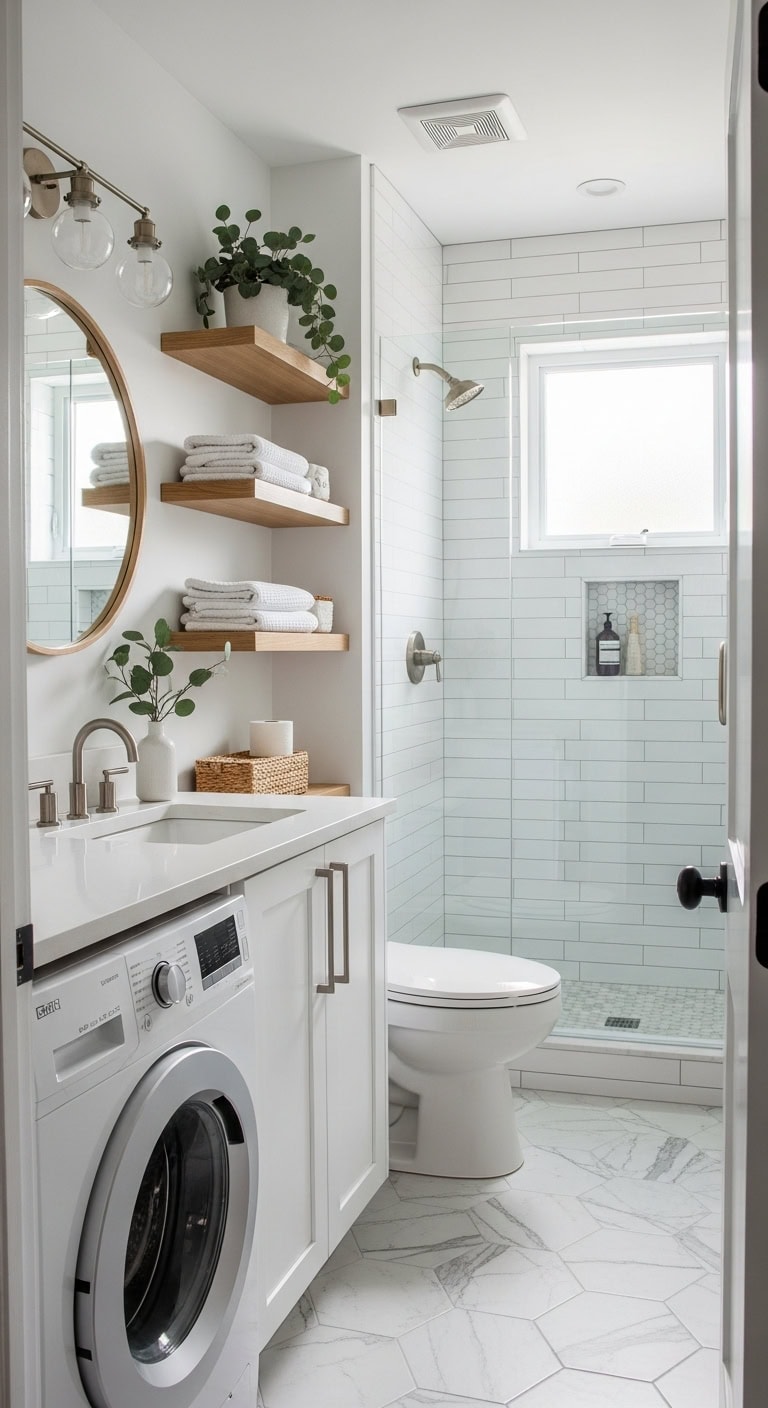 scandinavian laundry minimalism