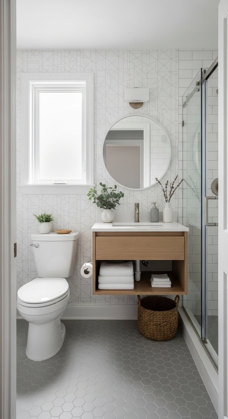 scandinavian minimal geometric serenity